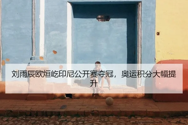 刘雨辰欧烜屹印尼公开赛夺冠，奥运积分大幅提升